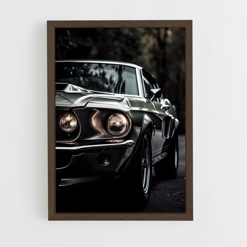 Poster Mustang shelby (vue 5)